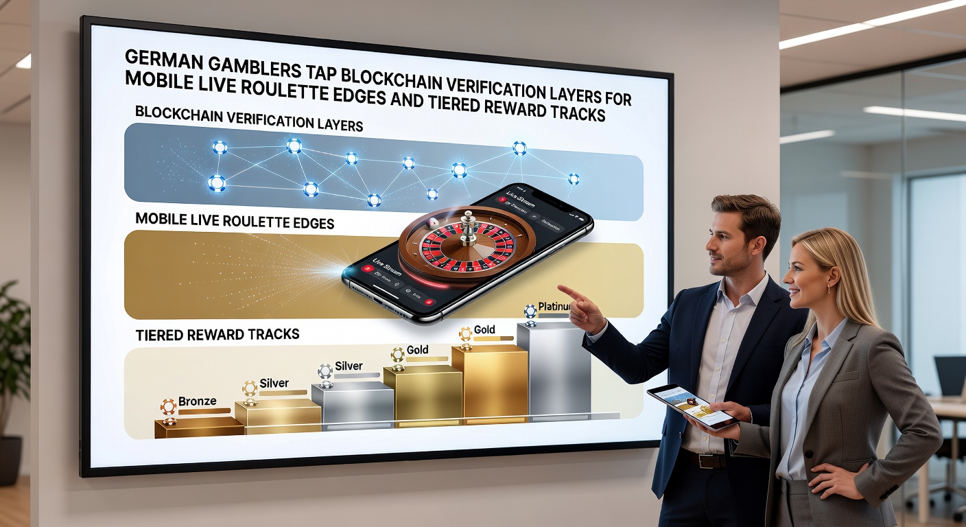 Deutsche Spieler nutzen Blockchain-Technologien für mobiles Live-Roulette und gestaffelte Belohnungen