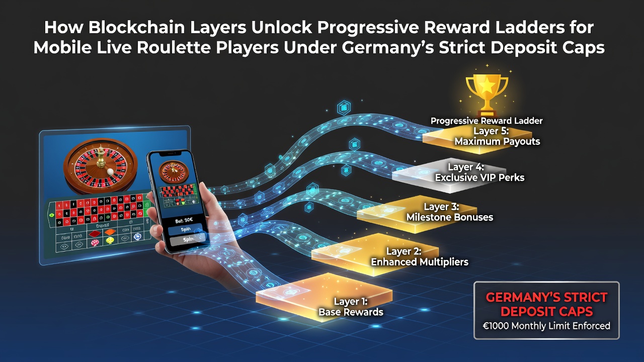 Blockchain layers supporting mobile roulette reward systems in regulated environments
