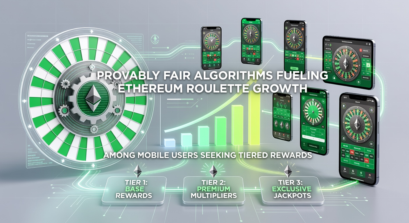 Mobile Ethereum Roulette Nutzer mit gestaffelten Belohnungen